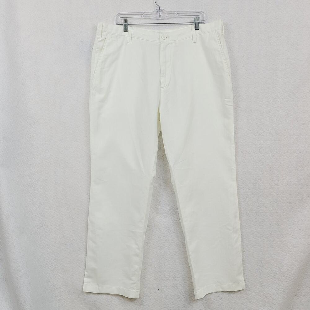 Nautica Classic Fit Linen Blend Pants, Cream Men's Size 38/30, EUC